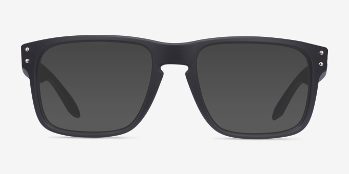 Oakley Holbrook Rx Satin Black PlasticEyeglass Frames from EyeBuyDirect, with Tinted Lenses