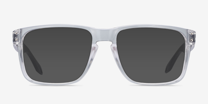 Oakley Holbrook Rx Polished Clear PlasticEyeglass Frames from EyeBuyDirect, with Tinted Lenses