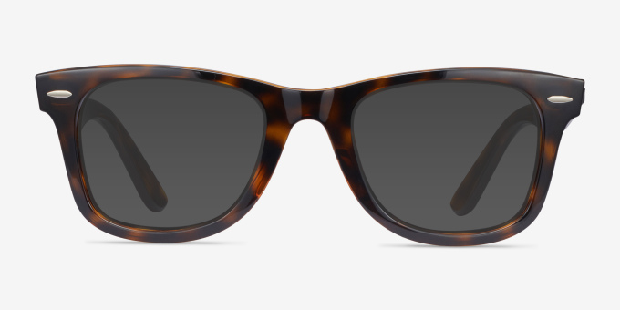 Ray-Ban RB4340V Wayfarer Écailles PlastiqueMontures de lunettes de vue d'EyeBuyDirect, Avec des Verres Teintés