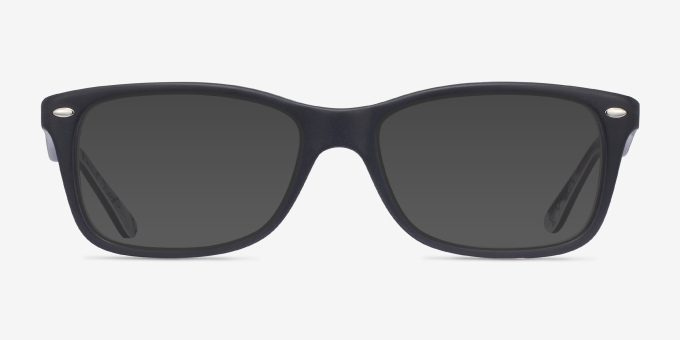 Ray-Ban RB5228 Black & Gray AcetateEyeglass Frames from EyeBuyDirect, with Tinted Lenses