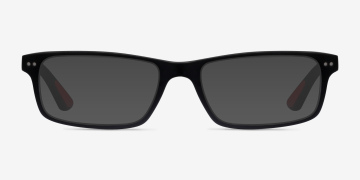 Ray-Ban RB5277 - Rectangle Matte Black Frame Eyeglasses | Eyebuydirect