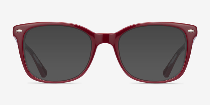 Ray-Ban RB5285 Burgundy AcetateEyeglass Frames from EyeBuyDirect, with Tinted Lenses