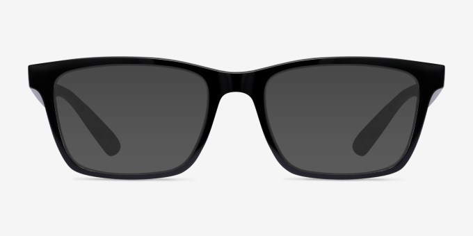 Ray-Ban RB7025 Shiny Black PlasticEyeglass Frames from EyeBuyDirect, with Tinted Lenses