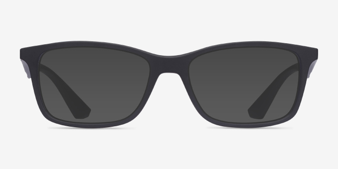 Ray-Ban RB7047 Black PlasticEyeglass Frames from EyeBuyDirect, with Tinted Lenses