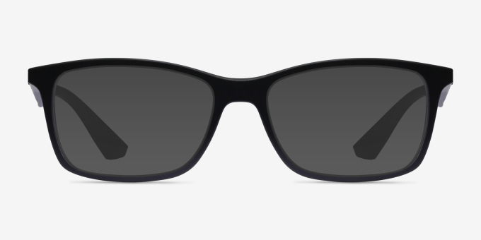 Ray-Ban RB7047 Black PlasticEyeglass Frames from EyeBuyDirect, with Tinted Lenses