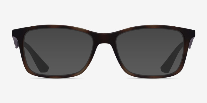 Ray-Ban RB7047 Tortoise Brown PlasticEyeglass Frames from EyeBuyDirect, with Tinted Lenses