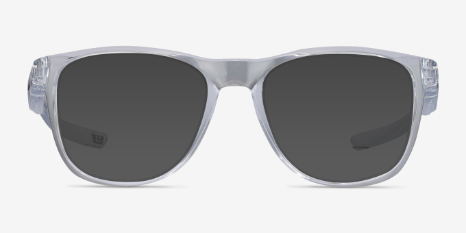 Oakley Trillbe X Clear PlasticEyeglass Frames from EyeBuyDirect, with Tinted Lenses