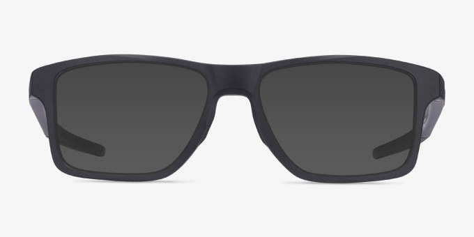 Oakley Chamfer Squared Satin Black PlasticEyeglass Frames from EyeBuyDirect, with Tinted Lenses
