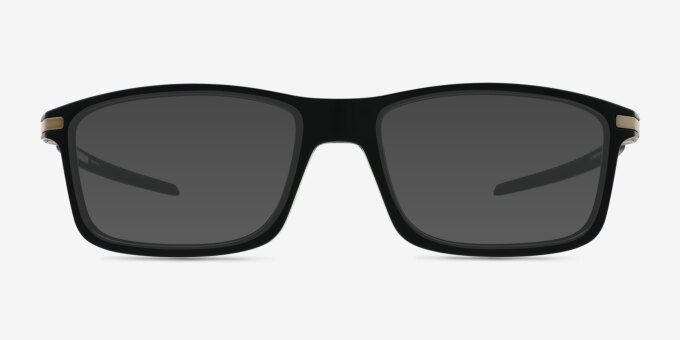 Oakley Pitchman Carbon Noir PlastiqueMontures de lunettes de vue d'EyeBuyDirect, Avec des Verres Teintés