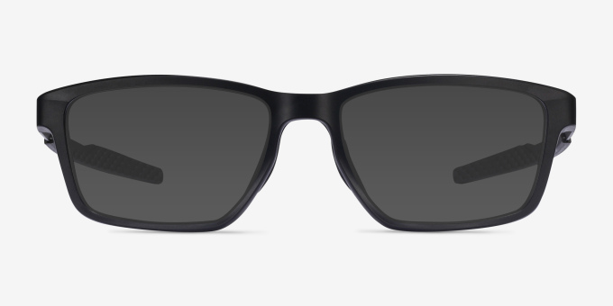 Oakley Metalink Satin Black PlasticEyeglass Frames from EyeBuyDirect, with Tinted Lenses