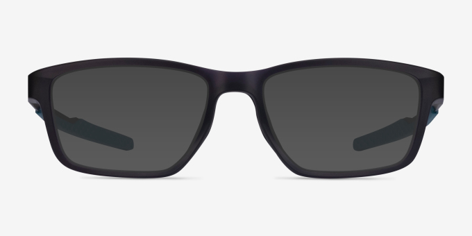 Oakley Metalink Satin Gray Smoke PlasticEyeglass Frames from EyeBuyDirect, with Tinted Lenses