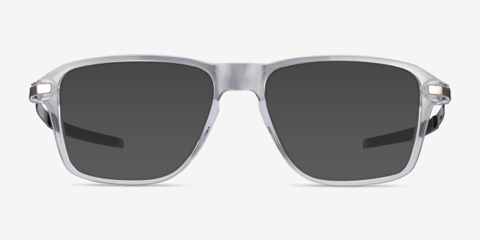 Oakley Wheel House Polished Clear MetalEyeglass Frames from EyeBuyDirect, with Tinted Lenses