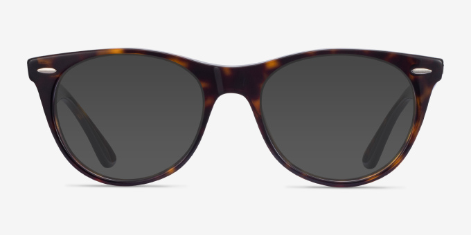 Ray-Ban RB2185V Tortoise AcetateEyeglass Frames from EyeBuyDirect, with Tinted Lenses