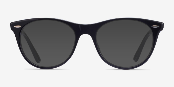 Ray-Ban RB2185V Black AcetateEyeglass Frames from EyeBuyDirect, with Tinted Lenses
