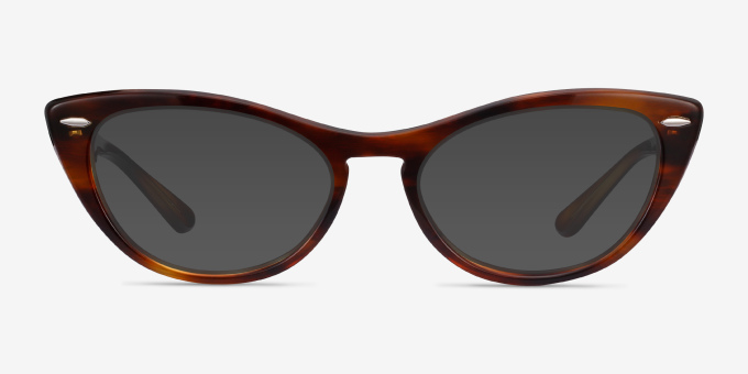 Ray-Ban Nina Tortoise AcetateEyeglass Frames from EyeBuyDirect, with Tinted Lenses