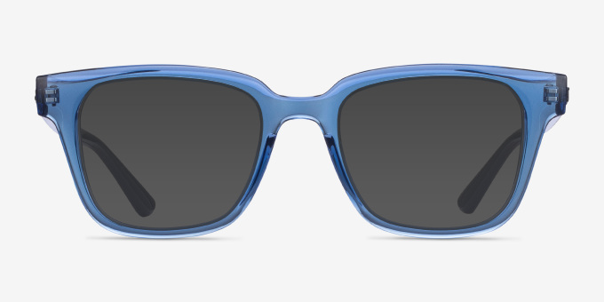 Ray-Ban RB4323V Clear Blue PlasticEyeglass Frames from EyeBuyDirect, with Tinted Lenses
