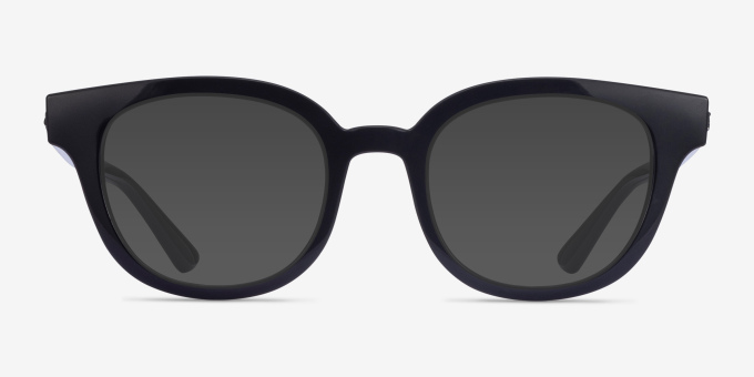 Ray-Ban RB4324V Black PlasticEyeglass Frames from EyeBuyDirect, with Tinted Lenses