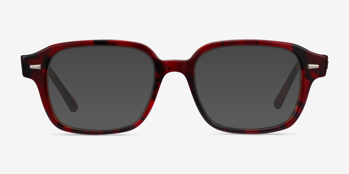 Ray-Ban RB5382 Red Havana AcetateEyeglass Frames from EyeBuyDirect, with Tinted Lenses