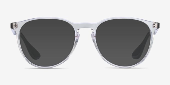 Ray-Ban RB7046 Clear Green PlasticEyeglass Frames from EyeBuyDirect, with Tinted Lenses