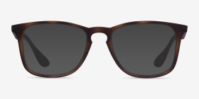 Ray-Ban RB7074 Écailles Plastique Montures de lunettes de vue d'EyeBuyDirect, with Tinted Lenses