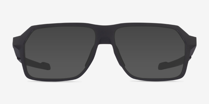 Oakley Bevel Black PlasticEyeglass Frames from EyeBuyDirect, with Tinted Lenses