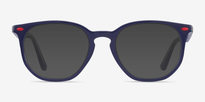 Ray-Ban RB7151M Blue & Clear AcetateEyeglass Frames from EyeBuyDirect, with Tinted Lenses