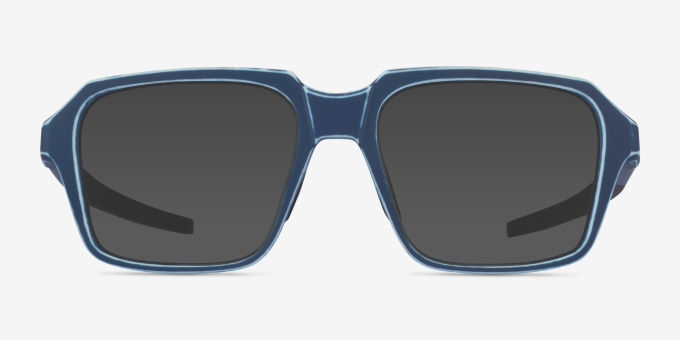 Oakley Miter Blue AcetateEyeglass Frames from EyeBuyDirect, with Tinted Lenses