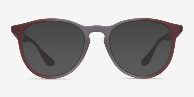 Ray-Ban RB7046 Gray Red PlasticEyeglass Frames from EyeBuyDirect, with Tinted Lenses