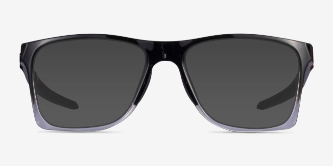Oakley Activate Black Clear PlasticEyeglass Frames from EyeBuyDirect, with Tinted Lenses