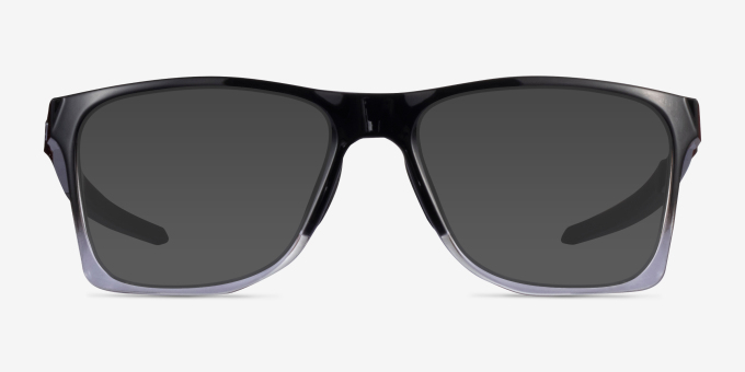 Oakley Activate Black Clear PlasticEyeglass Frames from EyeBuyDirect, with Tinted Lenses