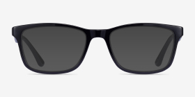 Ray-Ban RB5279 Noir Acétate Montures de lunettes de vue d'EyeBuyDirect, with Tinted Lenses