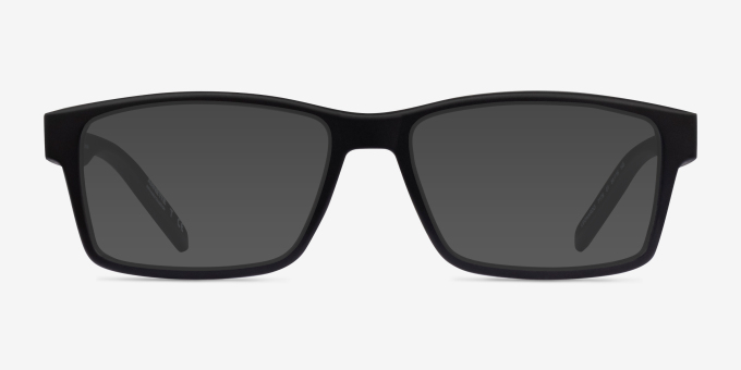ARNETTE Leonardo Matte Black PlasticEyeglass Frames from EyeBuyDirect, with Tinted Lenses