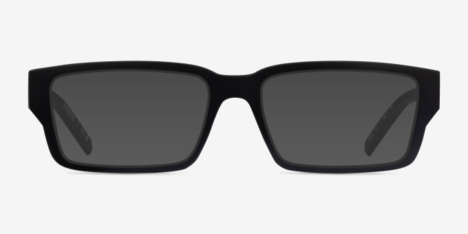 ARNETTE Bazz Matte Black PlasticEyeglass Frames from EyeBuyDirect, with Tinted Lenses