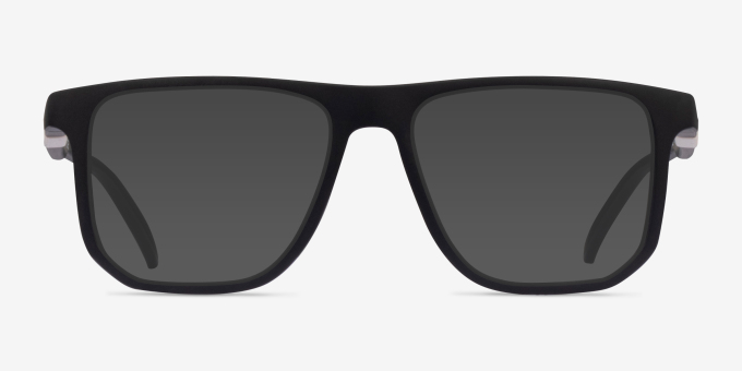 ARNETTE Spike Matte Black PlasticEyeglass Frames from EyeBuyDirect, with Tinted Lenses