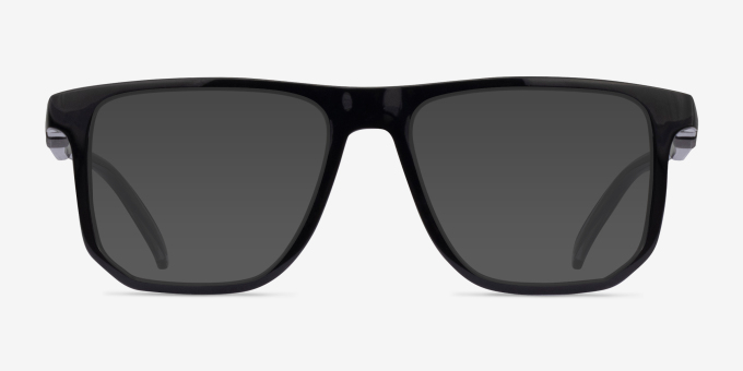 ARNETTE Spike Black PlasticEyeglass Frames from EyeBuyDirect, with Tinted Lenses