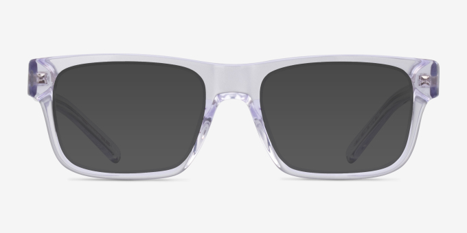 ARNETTE Kokoro Shiny Transparent AcetateEyeglass Frames from EyeBuyDirect, with Tinted Lenses