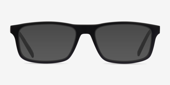 ARNETTE Dark Voyager Matte Black PlastiqueMontures de lunettes de vue d'EyeBuyDirect, Avec des Verres Teintés