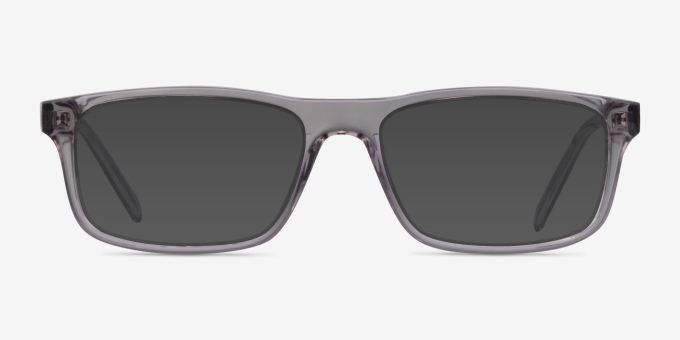 ARNETTE Dark Voyager Transparent Gray PlastiqueMontures de lunettes de vue d'EyeBuyDirect, Avec des Verres Teintés