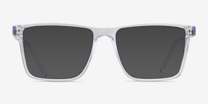 ARNETTE Brawler Crystal PlasticEyeglass Frames from EyeBuyDirect, with Tinted Lenses