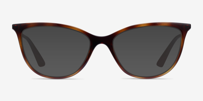 Vogue Eyewear VO5239 Dark Havana PlasticEyeglass Frames from EyeBuyDirect, with Tinted Lenses