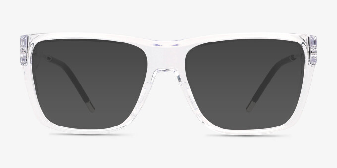 Oakley Nxtlvl Polished Clear PlasticEyeglass Frames from EyeBuyDirect, with Tinted Lenses