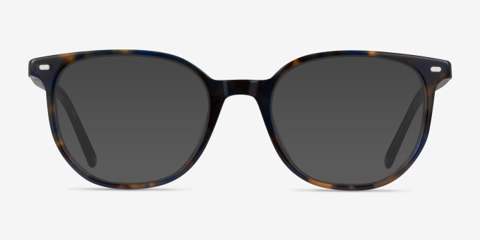 Ray-Ban RB5397 Elliot Yellow Blue Tortoise AcetateEyeglass Frames from EyeBuyDirect, with Tinted Lenses