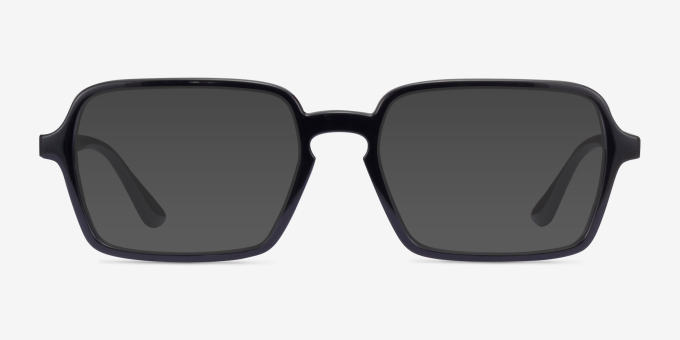 Ray-Ban RB7198 Black PlasticEyeglass Frames from EyeBuyDirect, with Tinted Lenses