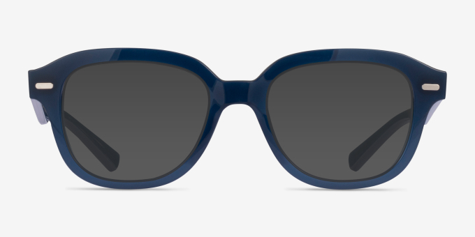 Ray-Ban RB7215 Erik Dark Blue PlasticEyeglass Frames from EyeBuyDirect, with Tinted Lenses