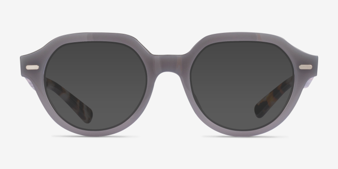 Ray-Ban RB7214 Gina Gray PlasticEyeglass Frames from EyeBuyDirect, with Tinted Lenses