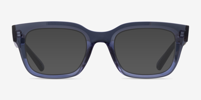 Ray-Ban RB7217 Chad Bleu foncé Matériaux biosourcésMontures de lunettes de vue d'EyeBuyDirect, Avec des Verres Teintés