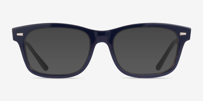 Ray-Ban RB5383 Blue Tortoise AcétateMontures de lunettes de vue d'EyeBuyDirect, Avec des Verres Teintés
