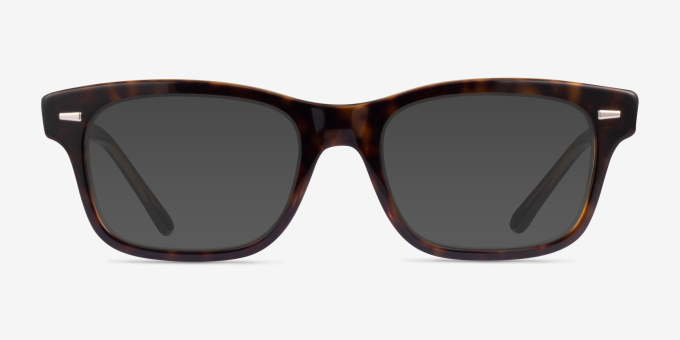 Ray-Ban RB5383 Dark Tortoise AcetateEyeglass Frames from EyeBuyDirect, with Tinted Lenses