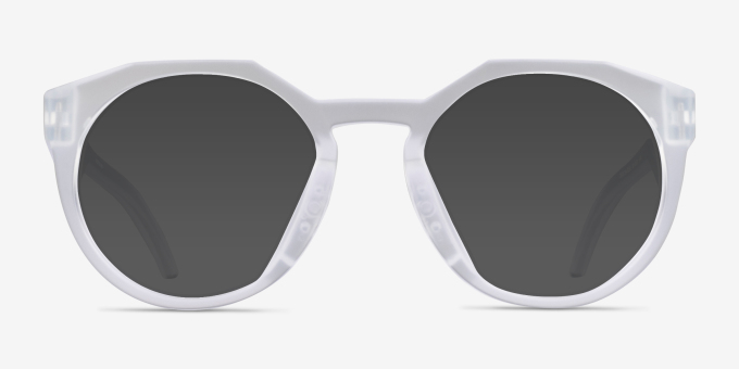 Oakley OX8139 HSTN Matte Clear PlasticEyeglass Frames from EyeBuyDirect, with Tinted Lenses
