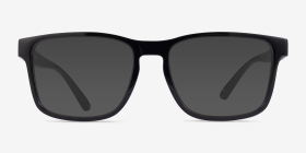 ARNETTE Elbo Noir Plastique Montures de lunettes de vue d'EyeBuyDirect, with Tinted Lenses